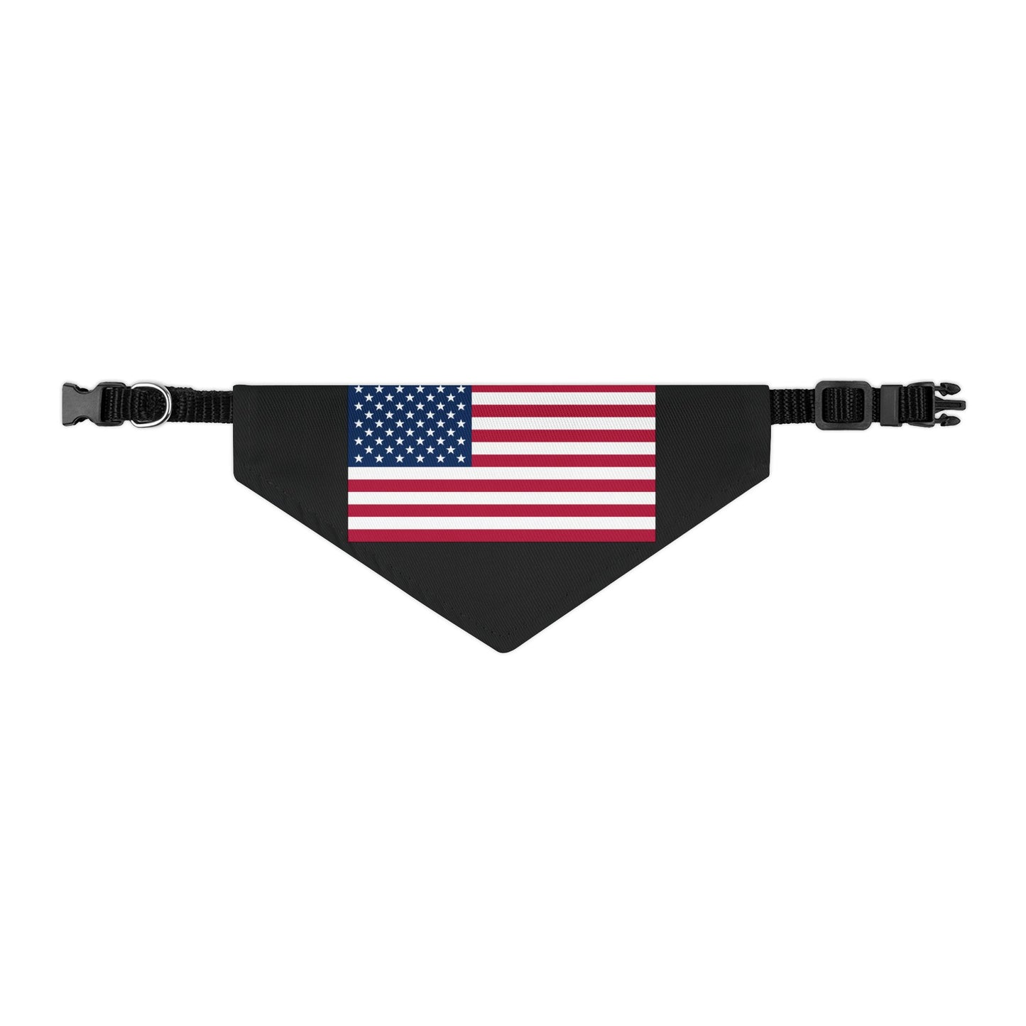 Princess Grace USA Flag Pet Bandana Collar Perfect for Patriotic Celebrations and Everyday Style