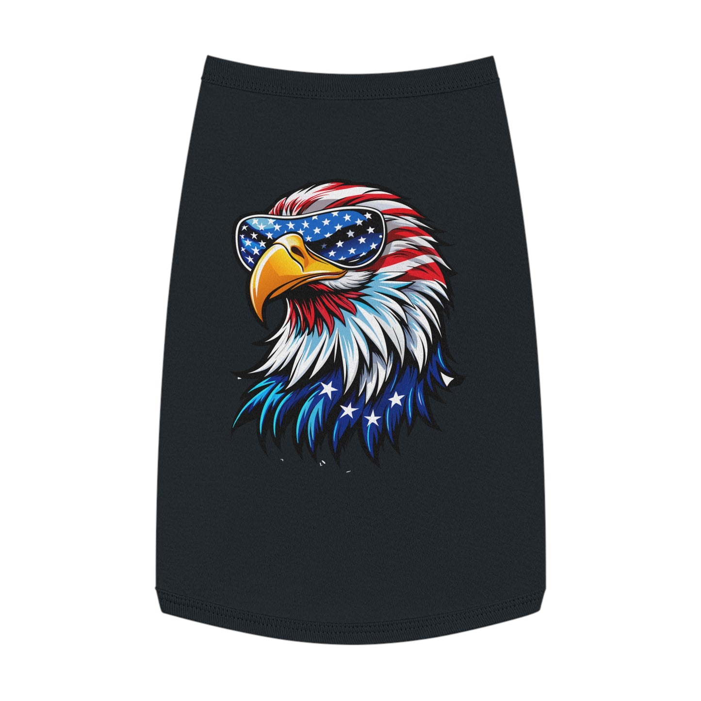 Princess Grace Patriotic Eagle Pet Tank Top USA Independence Day Dog Apparel