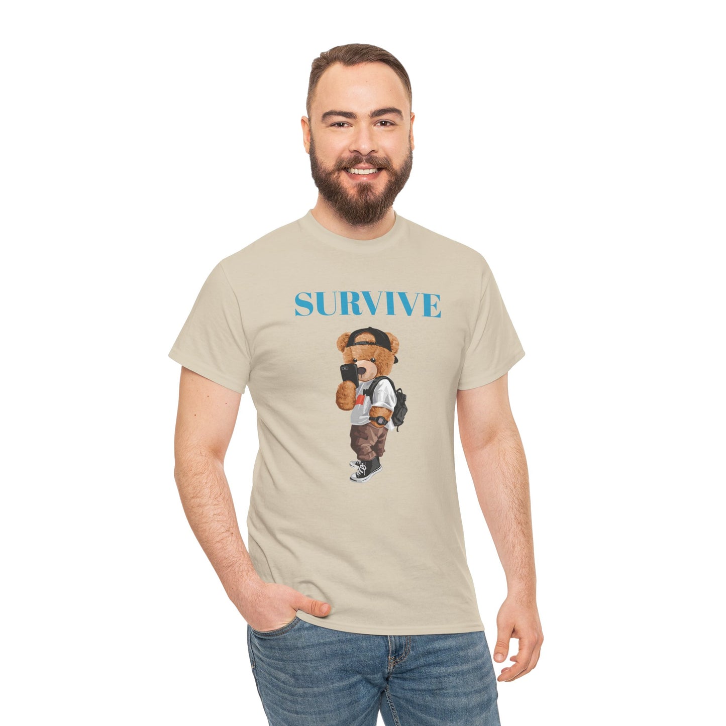 Princess Grace Survive Graphic Unisex Heavy Cotton Tee Stylish Casual Wear