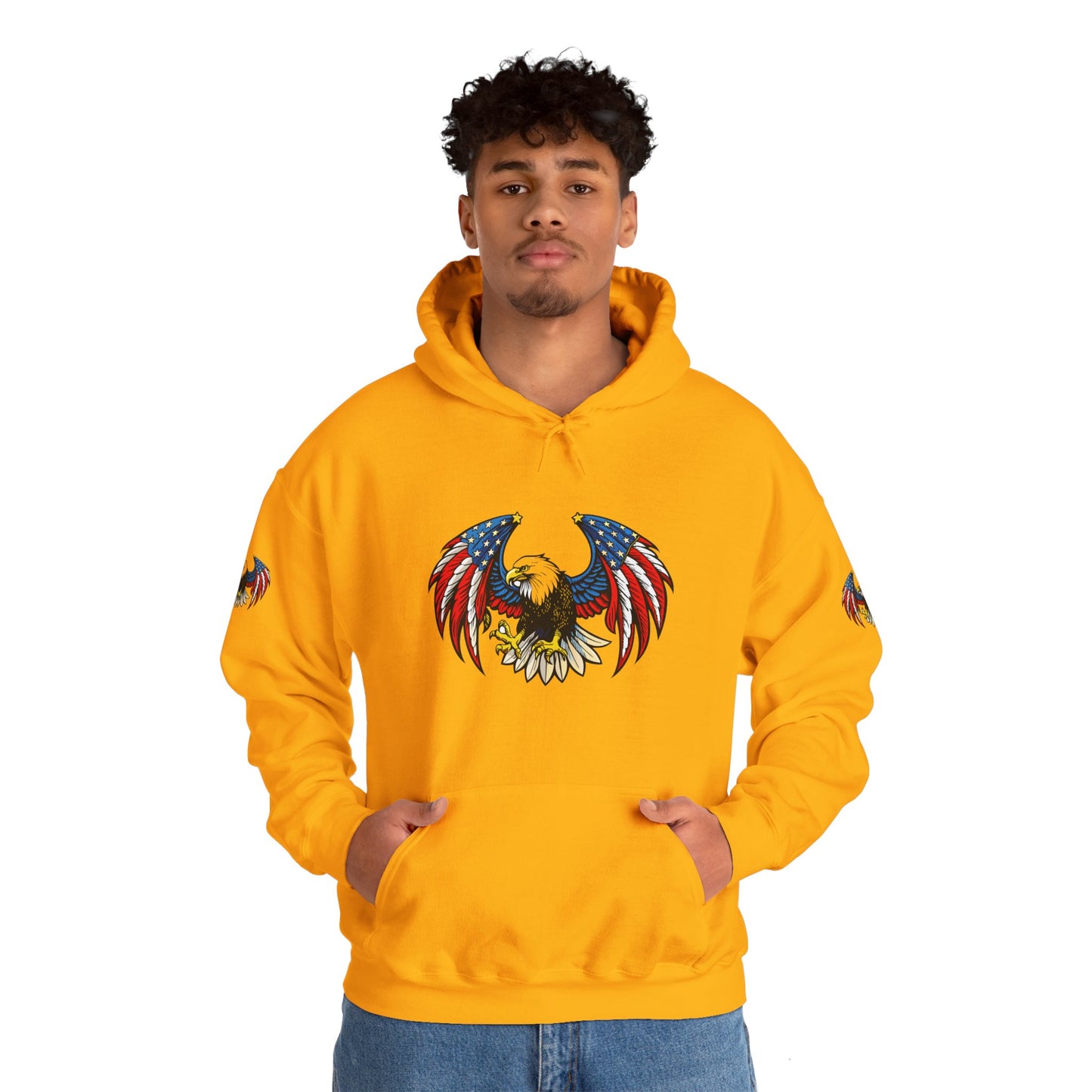 Princess Grace American Eagle Emblem Patriotic Unisex Hoodie