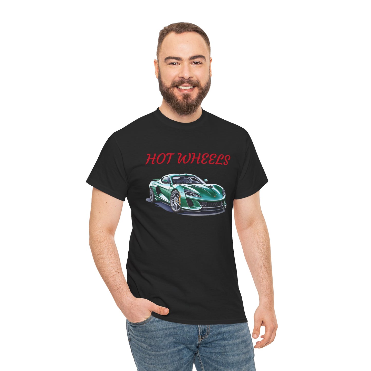 Princess Grace Hot Wheels Unisex Heavy Cotton Tee Car Lovers T-Shirt for Enthusiasts