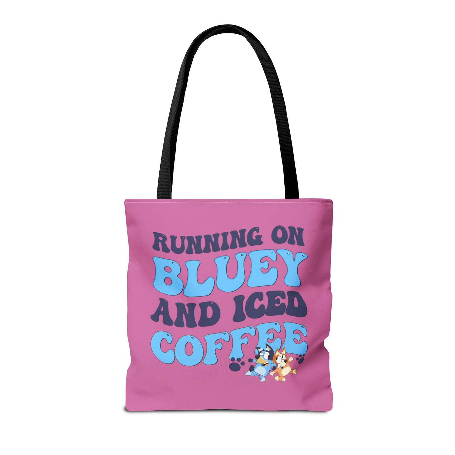 Princess Grace Cute Bluey Coffee Tote Bag Perfect for Dog Lovers & Coffee Enthusiasts