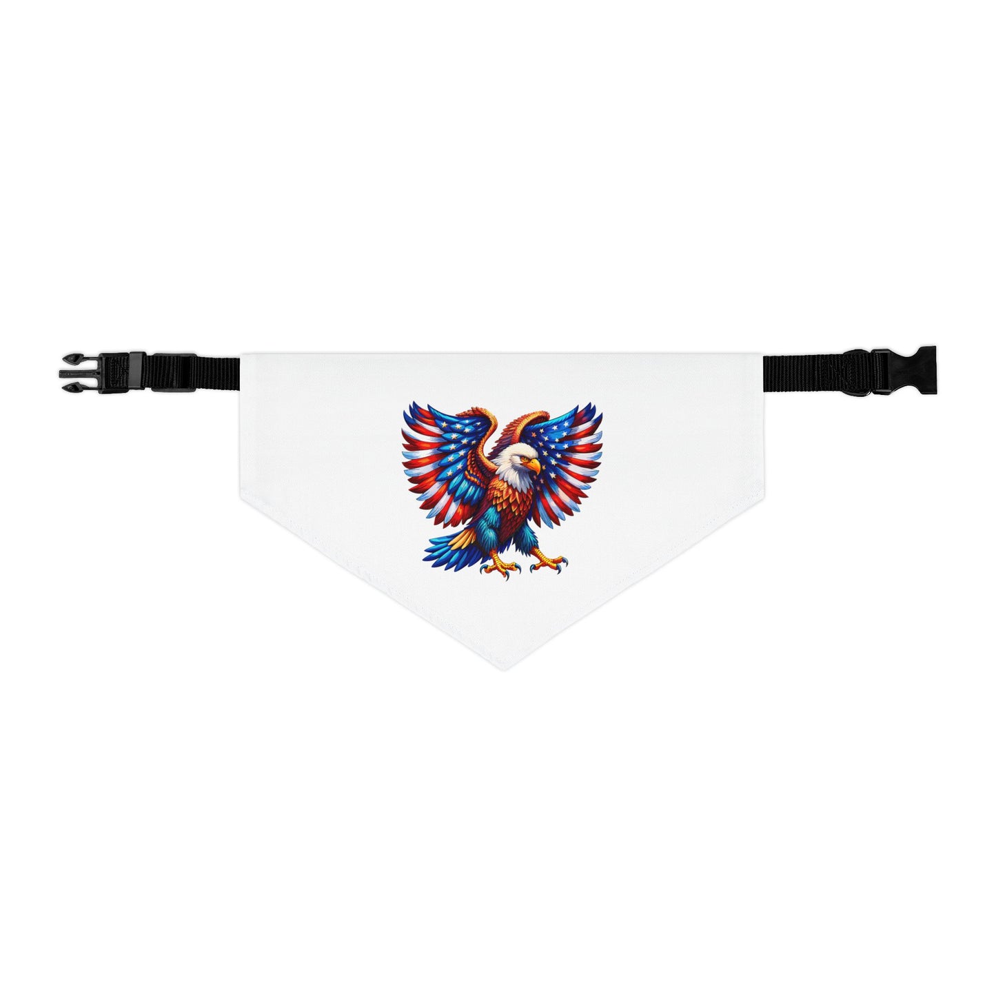 Princess Grace Patriotic Eagle Pet Bandana Collar Perfect for Celebrations
