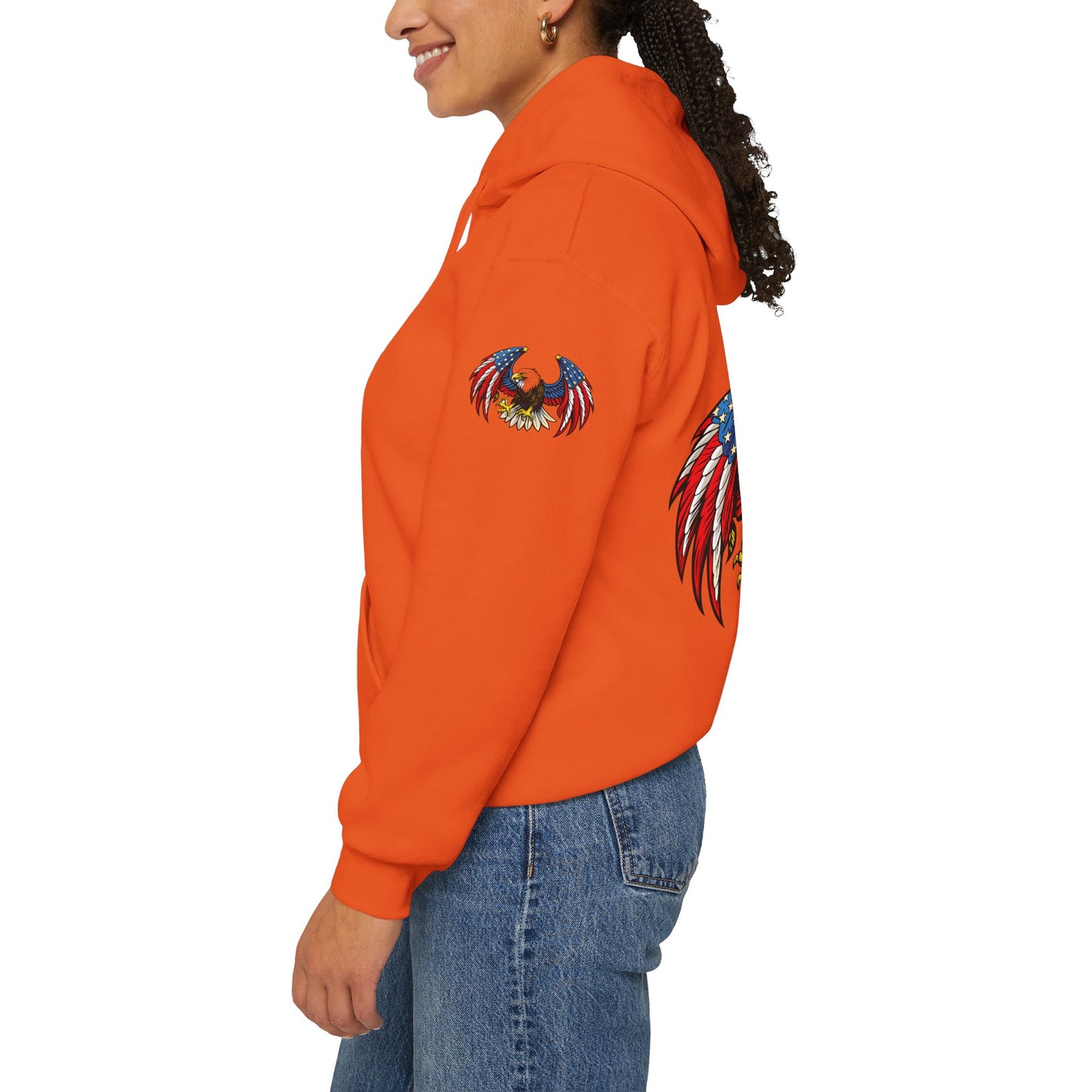 Princess Grace American Eagle Emblem Patriotic Unisex Hoodie