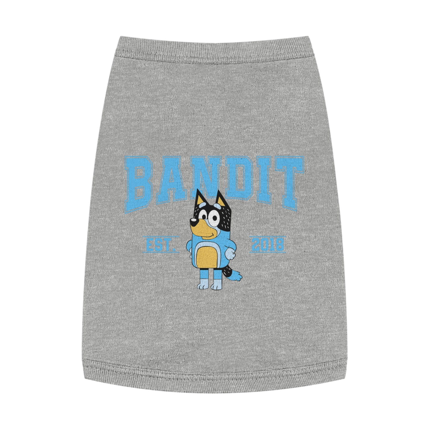 Princess Grace BLUEY Cute Dog Tank Top 'Bandit' Pet Apparel for Stylish Dogs
