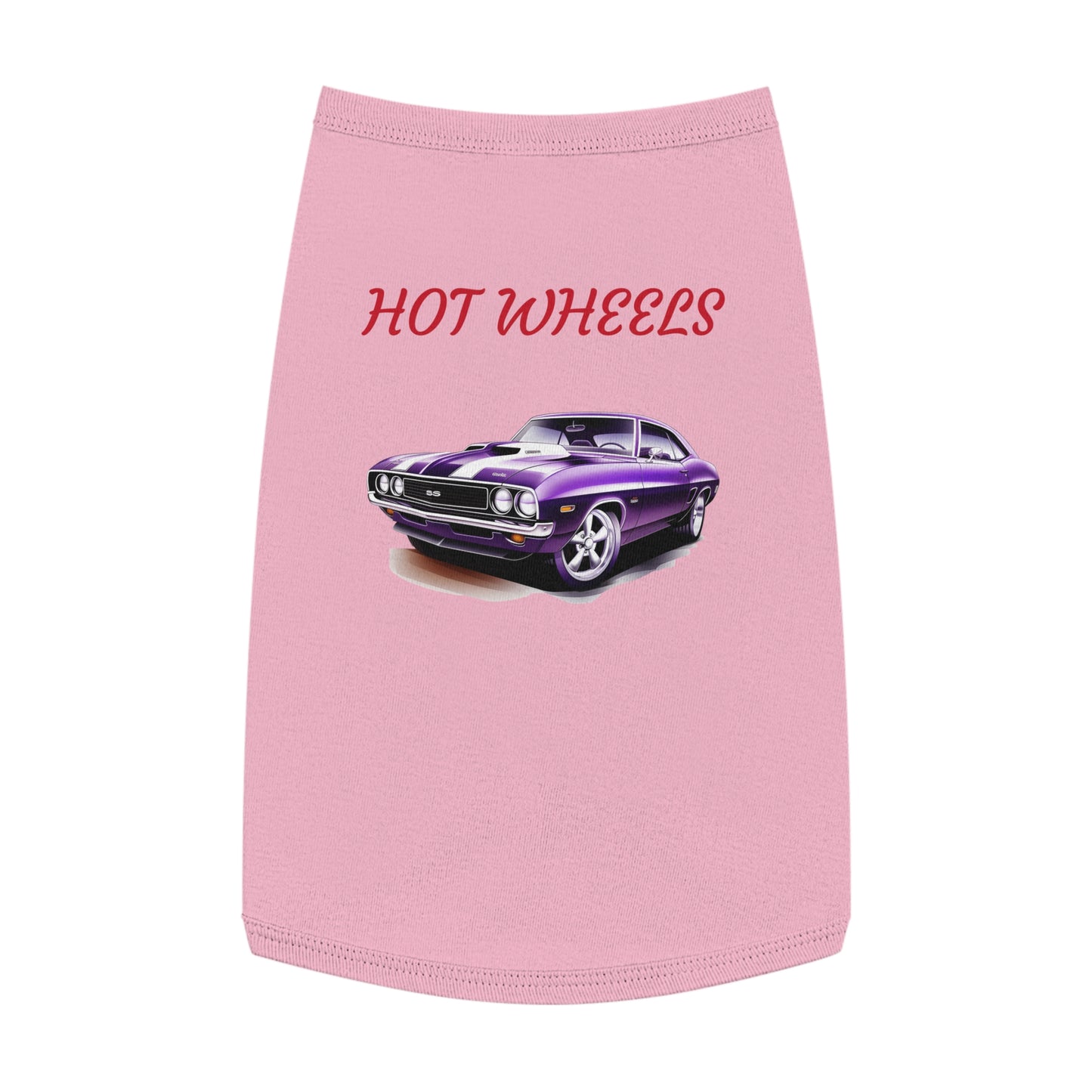 Princess Grace Hot Wheels Pet Tank Top Hot Wheels Car Design for Stylish Pets