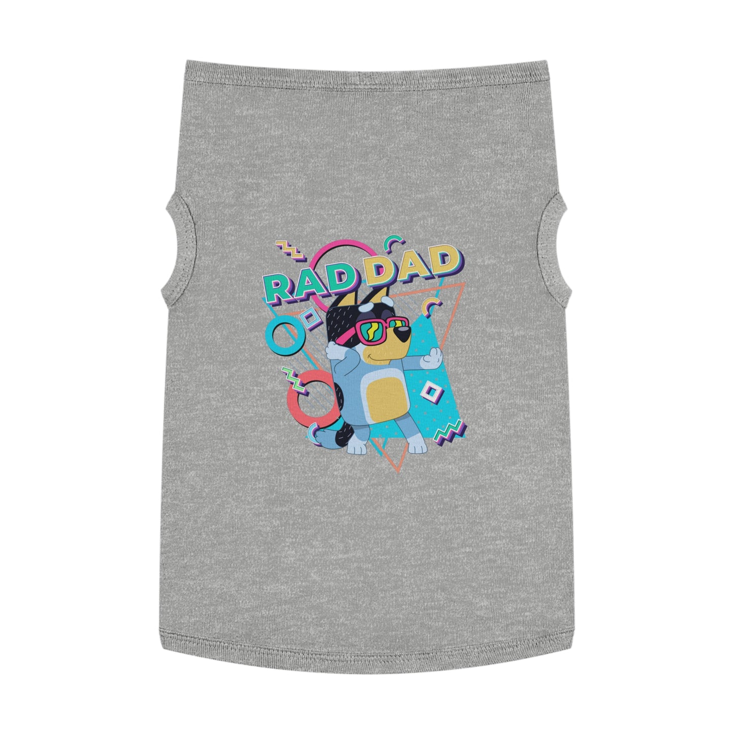 Princess Grace BLUEY Rad Dad Pet Tank Top Fun & Stylish Dog Apparel