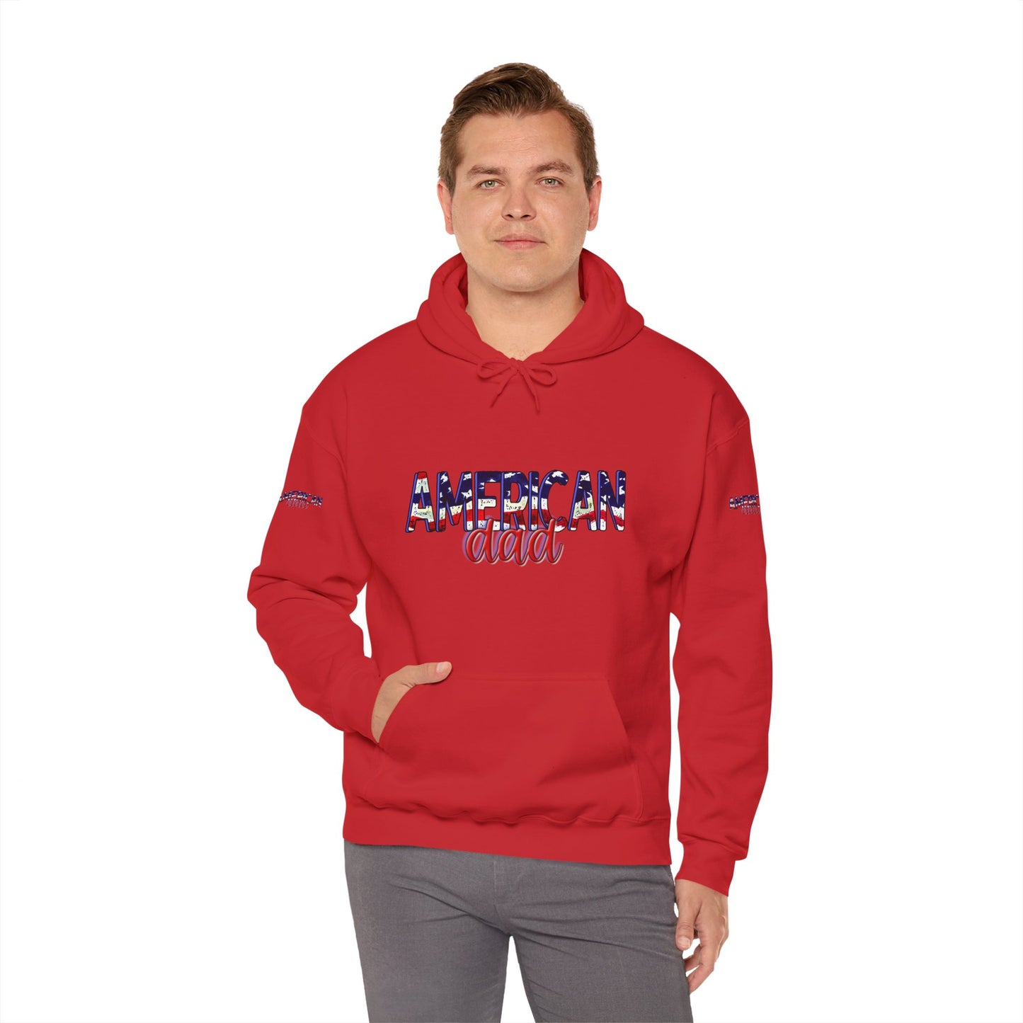 Princess Grace Patriotic American Dad Hooded Sweatshirt