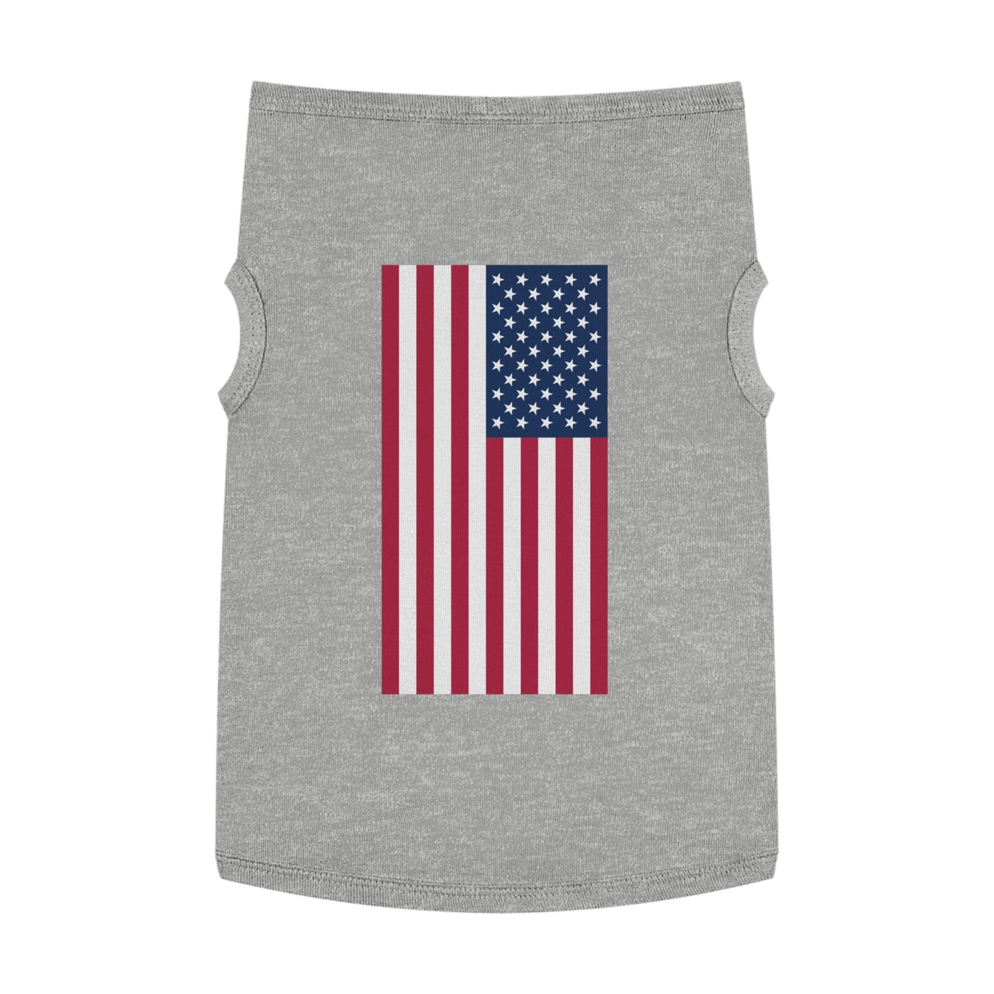 Princess Grace American Flag Pet Tank Top Comfortable Patriotic Apparel for Dogs