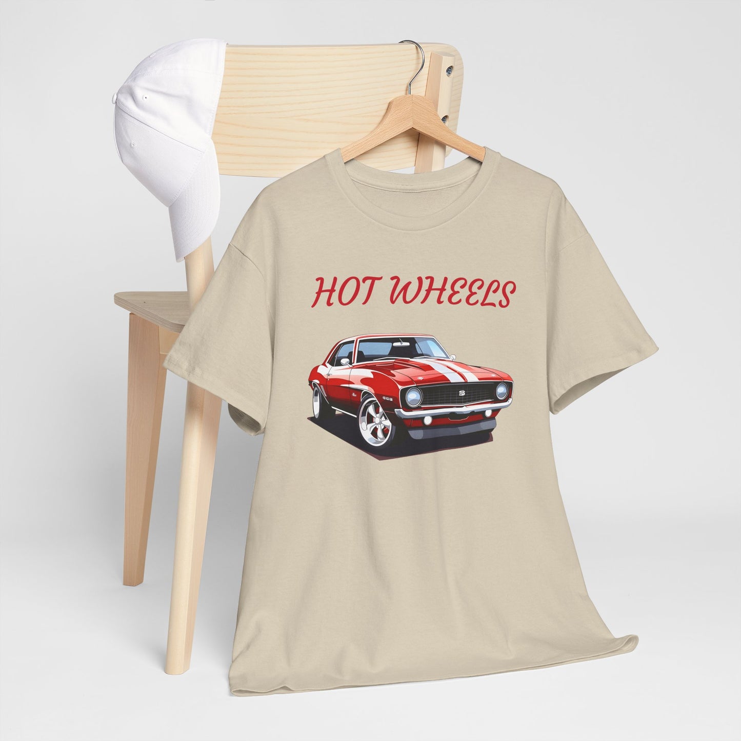 Princess Grace Hot Wheels Graphic Unisex Heavy Cotton Tee Perfect for Car Enthusiasts