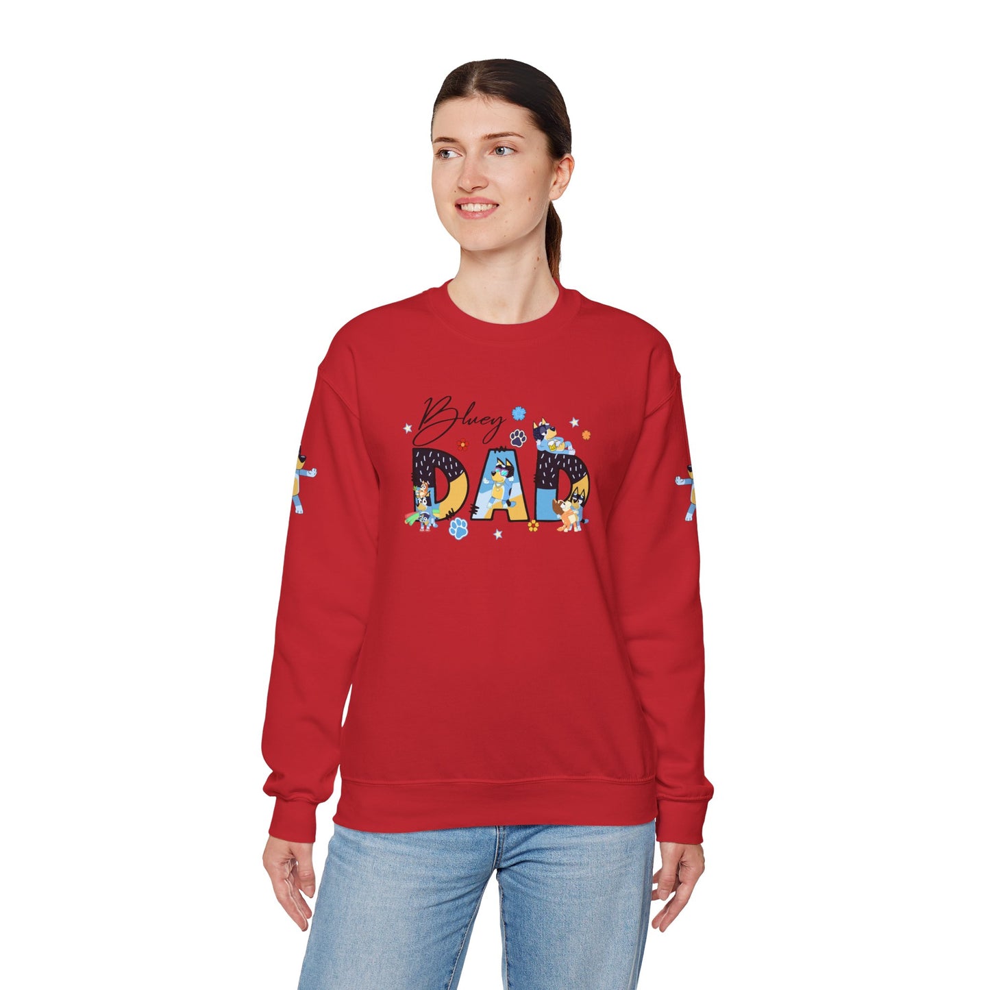 Princess Grace Bluey Funny Bluey Dad Crewneck Sweatshirt for Dads