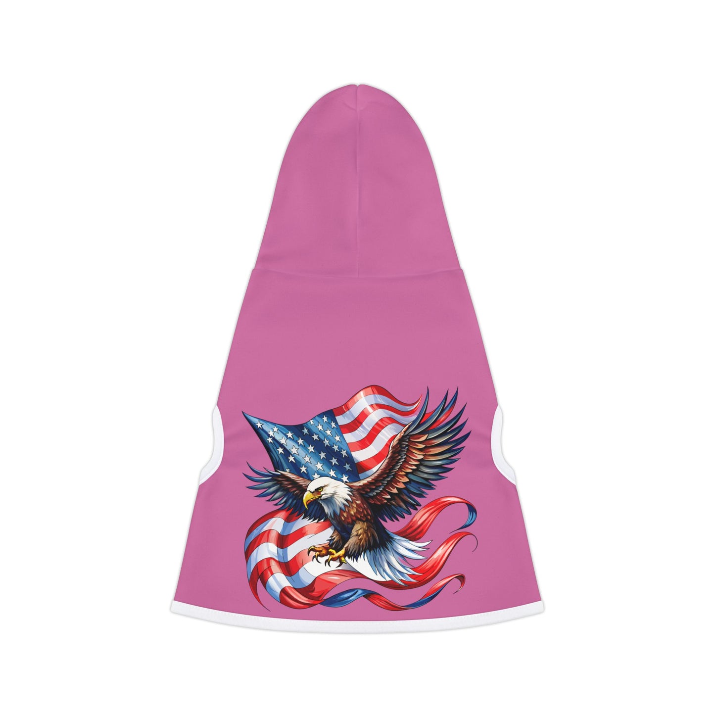 Princess Grace Patriotic Pet Hoodie with Eagle Design for Dogs and Cats