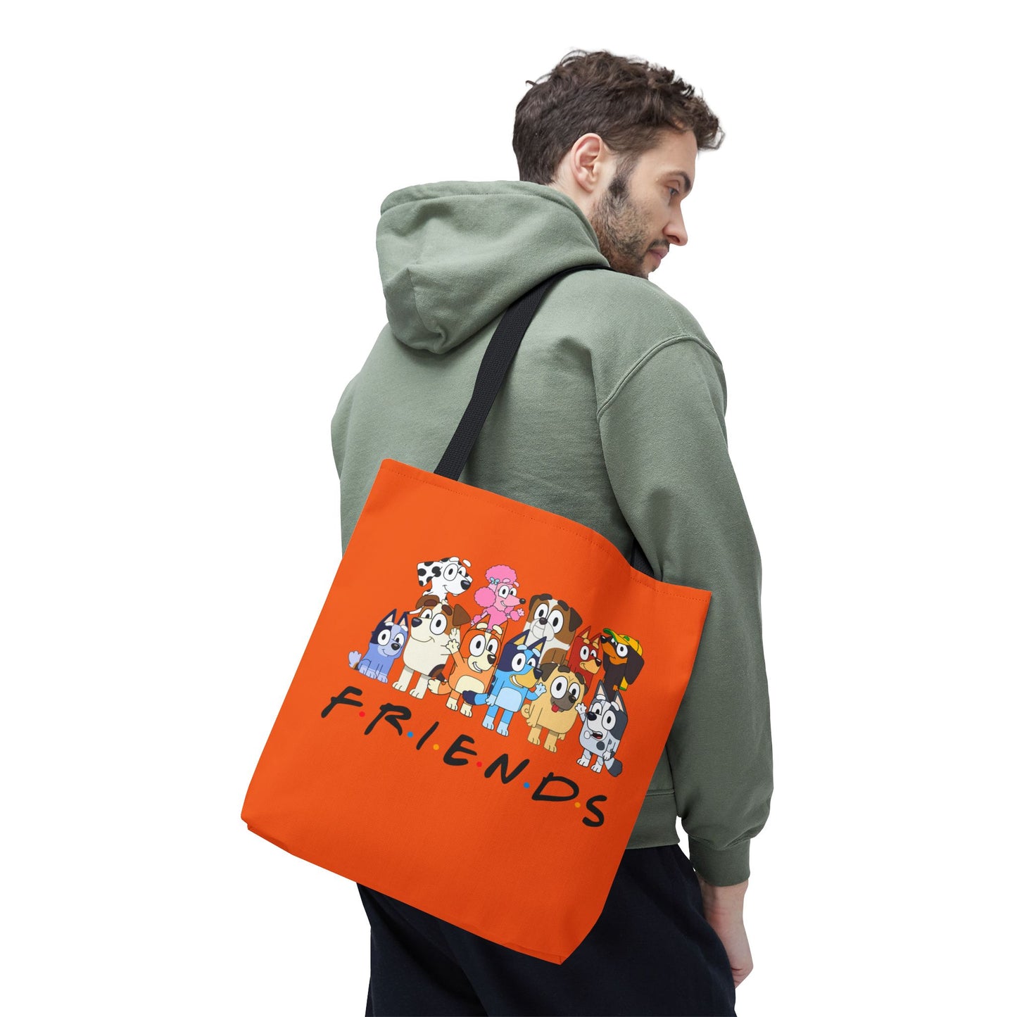 Princess Grace Bluey Playful Friends Tote Bag Perfect for Pet Lovers