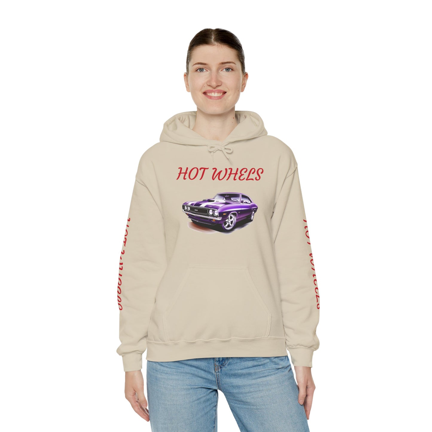 Princess Grace Vintage Hot Wheels Hooded Sweatshirt for Car Enthusiasts
