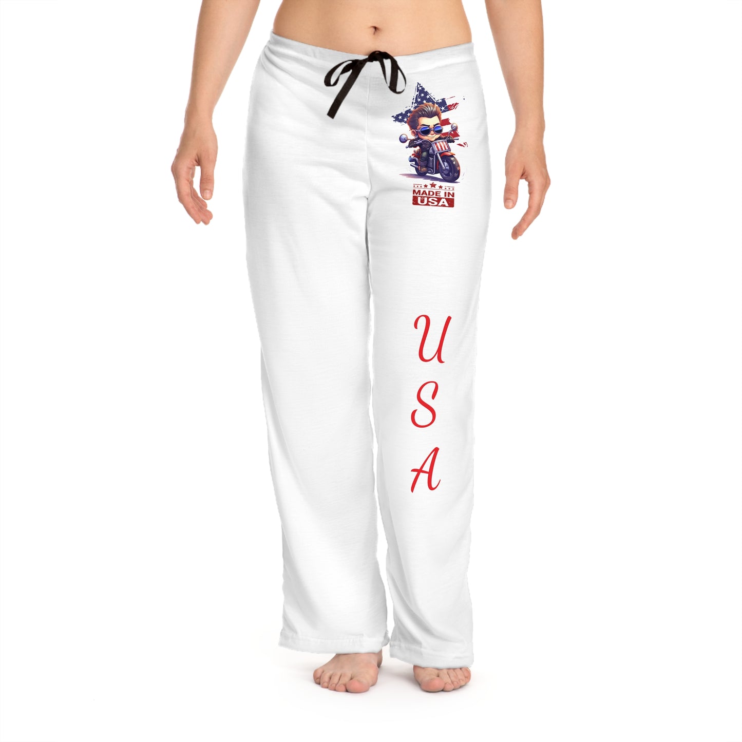 Princess Grace Patriotic Pajama Pants USA Design for Cozy Nights