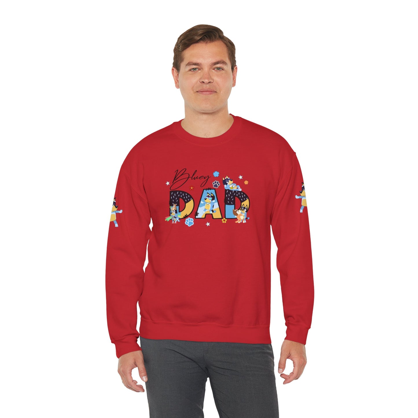 Princess Grace Bluey Funny Bluey Dad Crewneck Sweatshirt for Dads