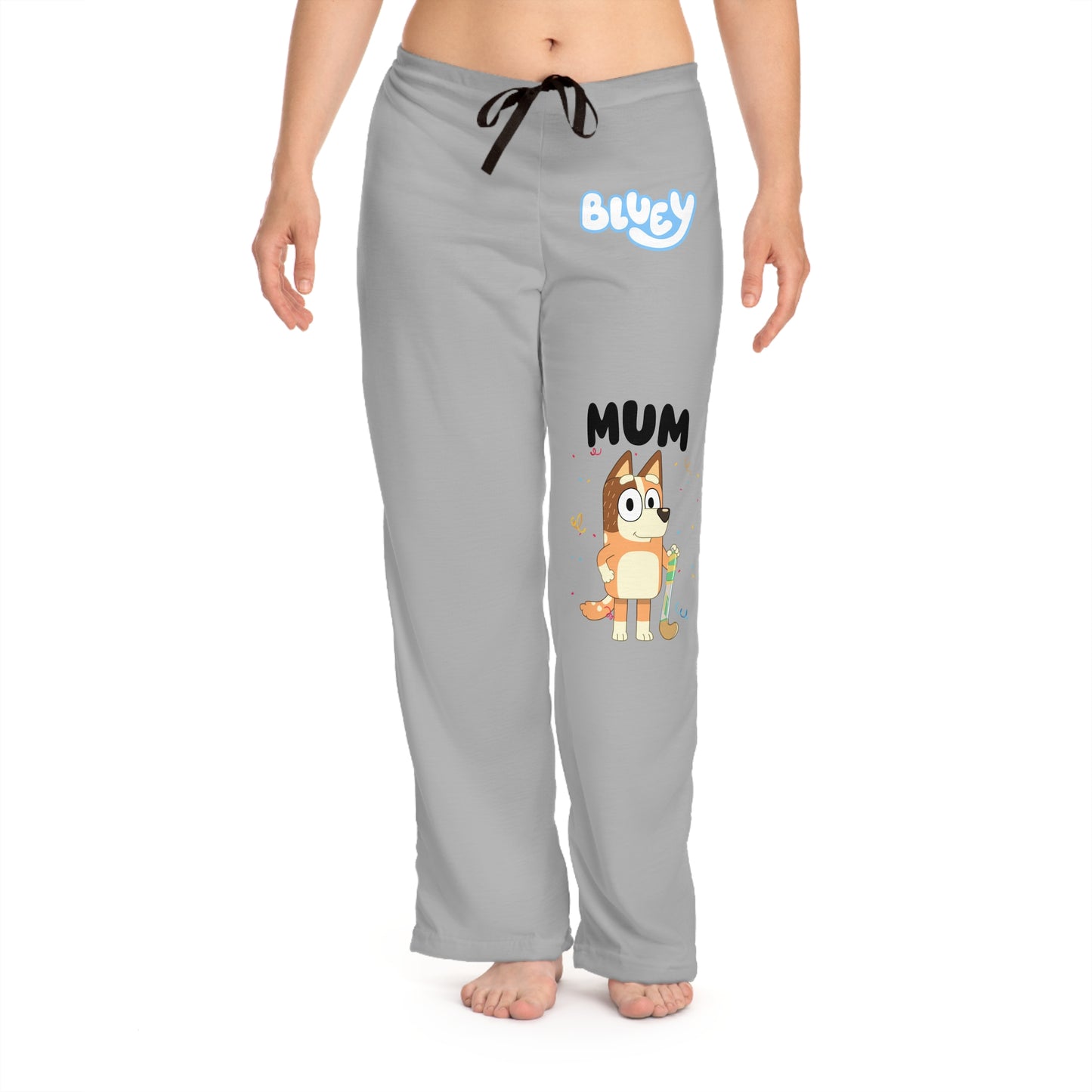 Princess Grace Cozy Pajama Pants with Bluey Design Perfect Gift for Moms
