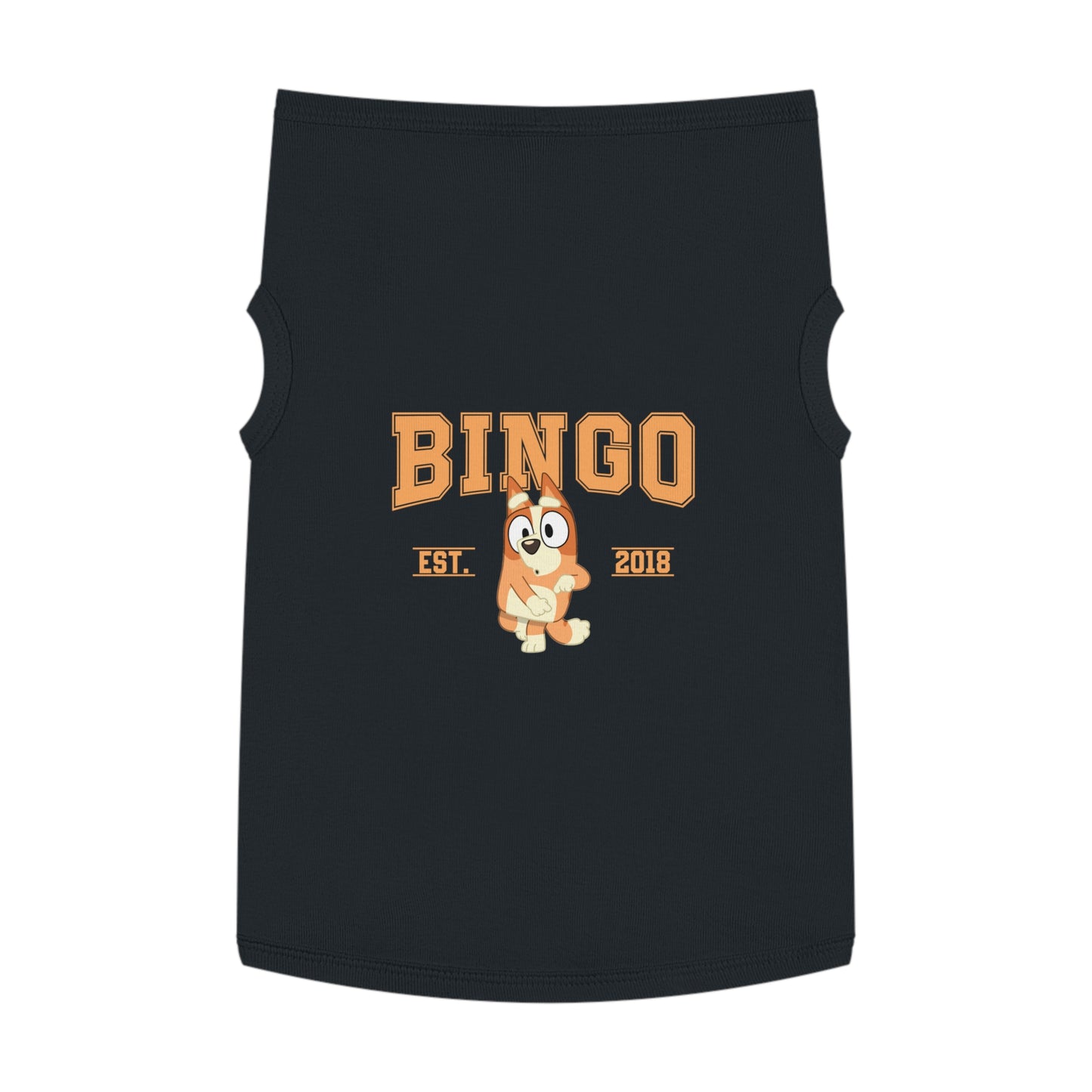Princess Grace BLUEY Cute Pet Tank Top Bingo Design for Dogs Perfect Summer Outfit