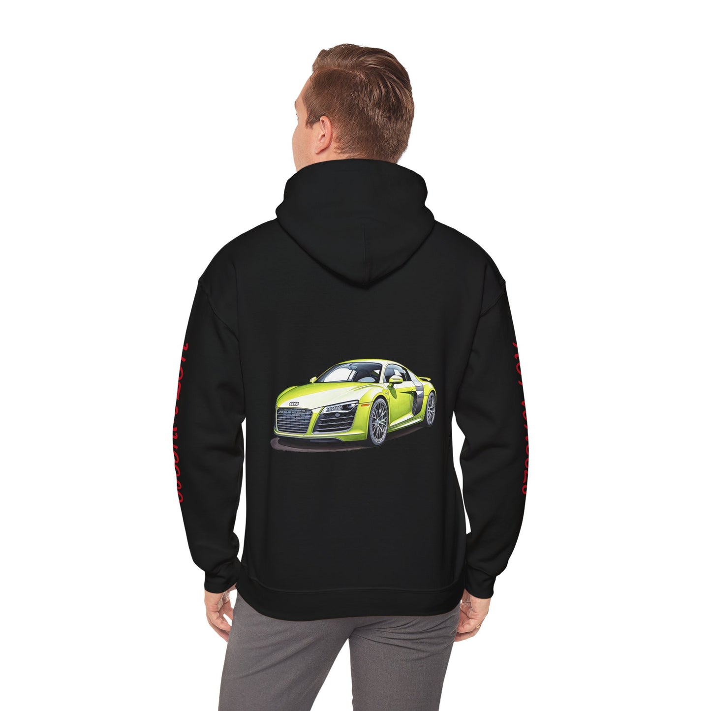 Princess Grace Hot Wheels Unisex Hooded Sweatshirt Cool Car Design for Auto Enthusiasts