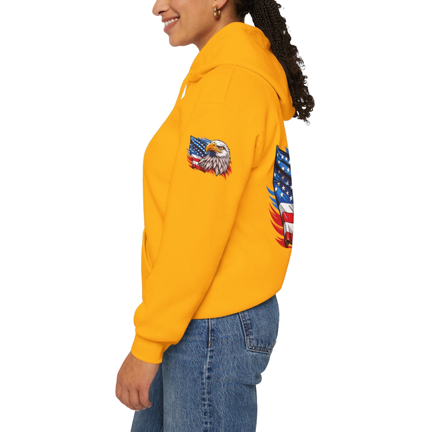 Princess Grace Patriotic Eagle Unisex Heavy Blend Hoodie