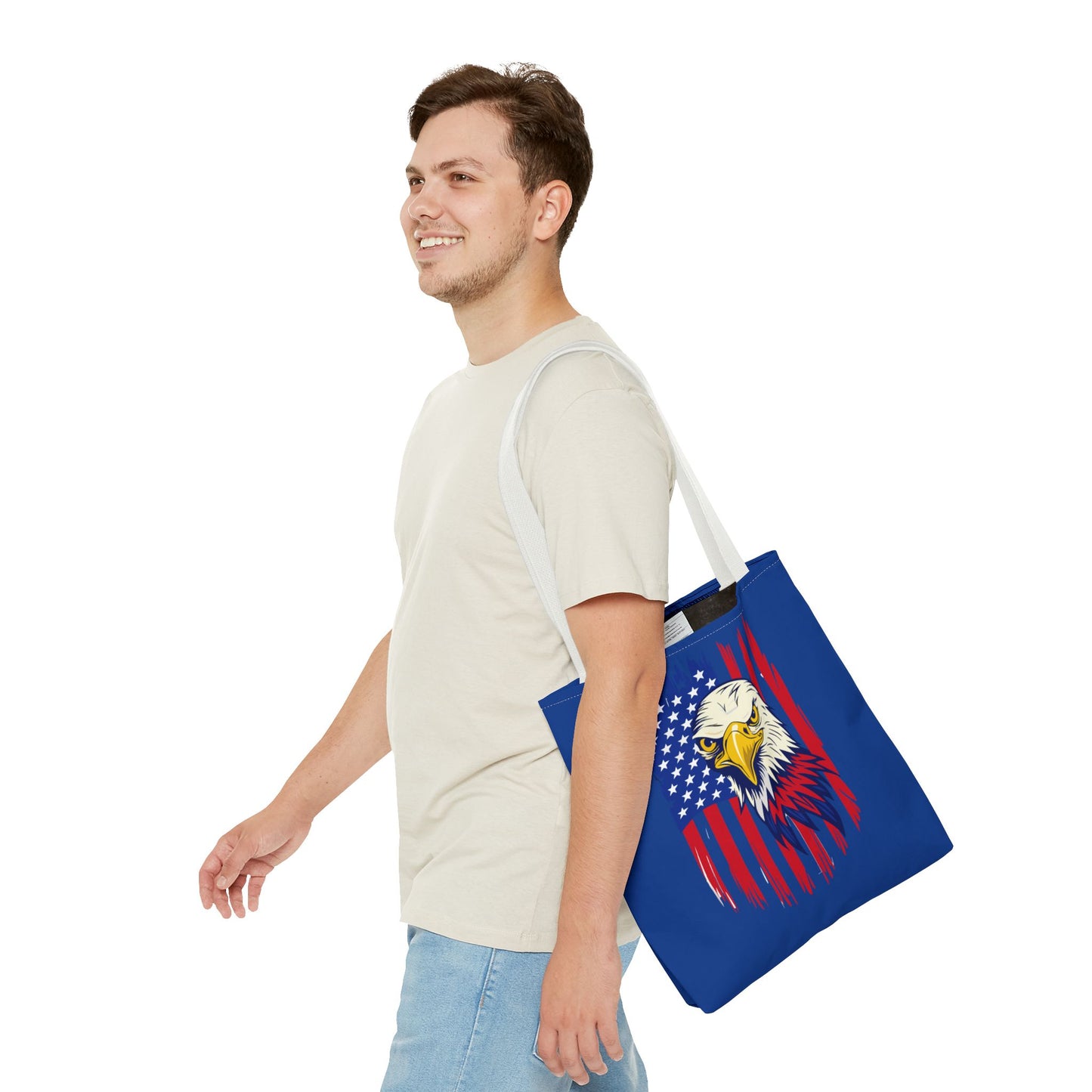 Princess Grace Patriotic Eagle Tote Bag Bold American Spirit