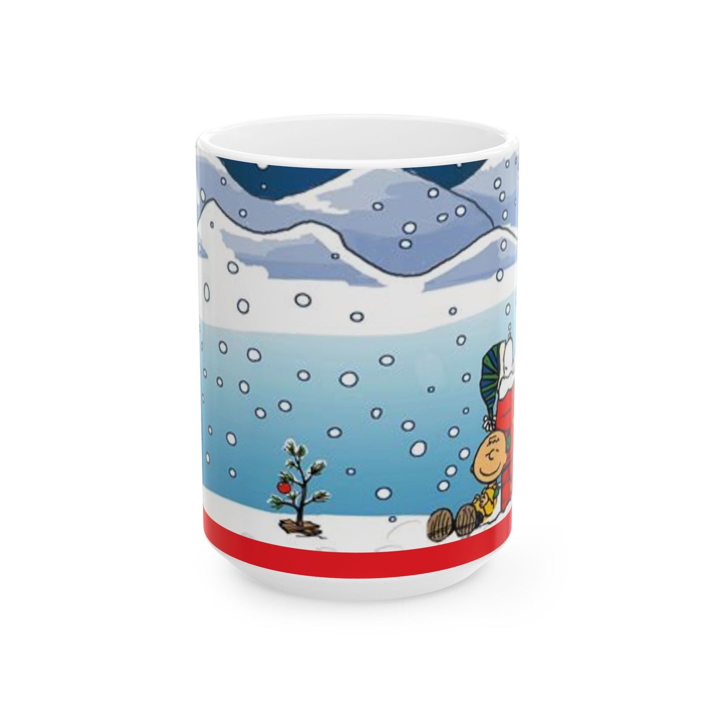 Princess Grace Winter Wonderland Ceramic Mug Cozy Hot Beverage Cup for Holiday Cheer