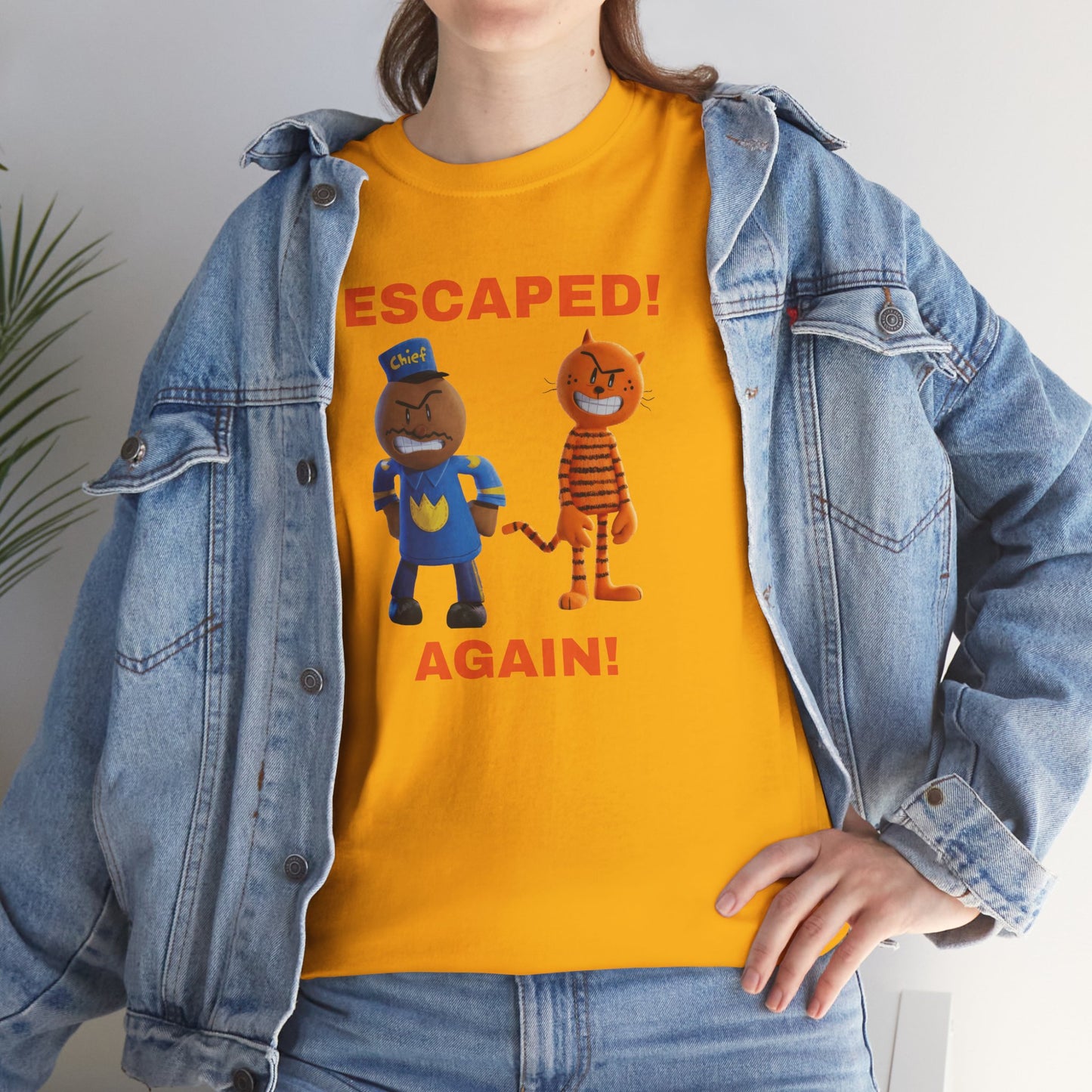Princess Grace Humorous Escaped Again Unisex Heavy Cotton Tee