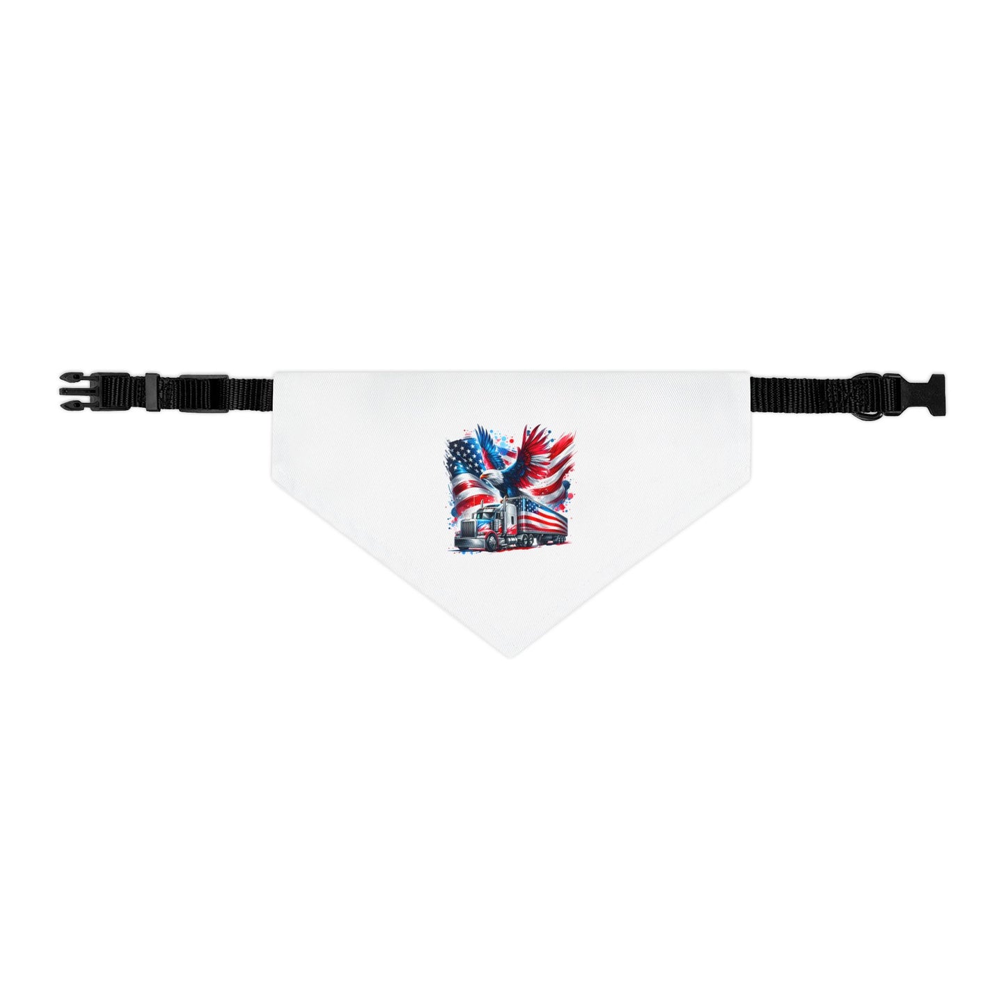 Princess Grace Patriotic Pet Bandana Collar USA Flag Design for Dogs