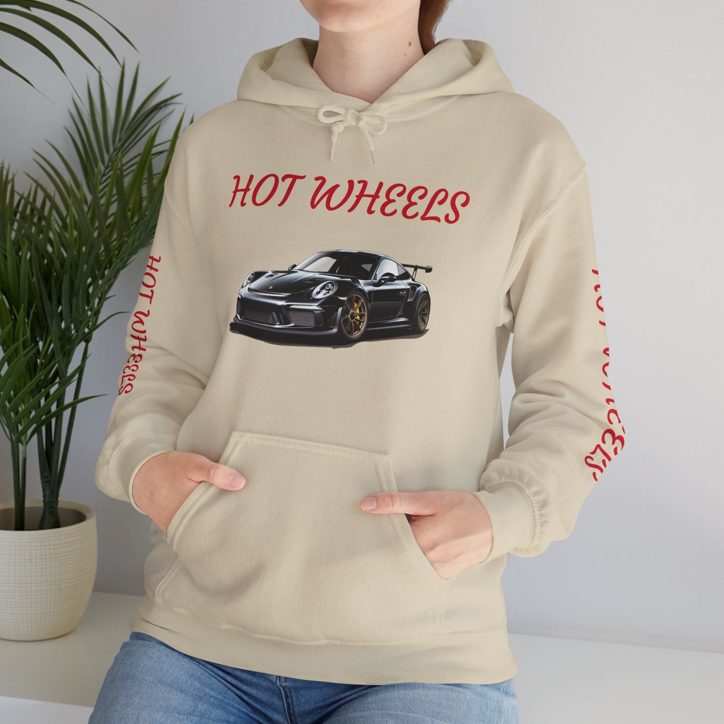 Princess Grace Hot Wheels Unisex Hooded Sweatshirt Passion for Cars and Racing Enthusiasts