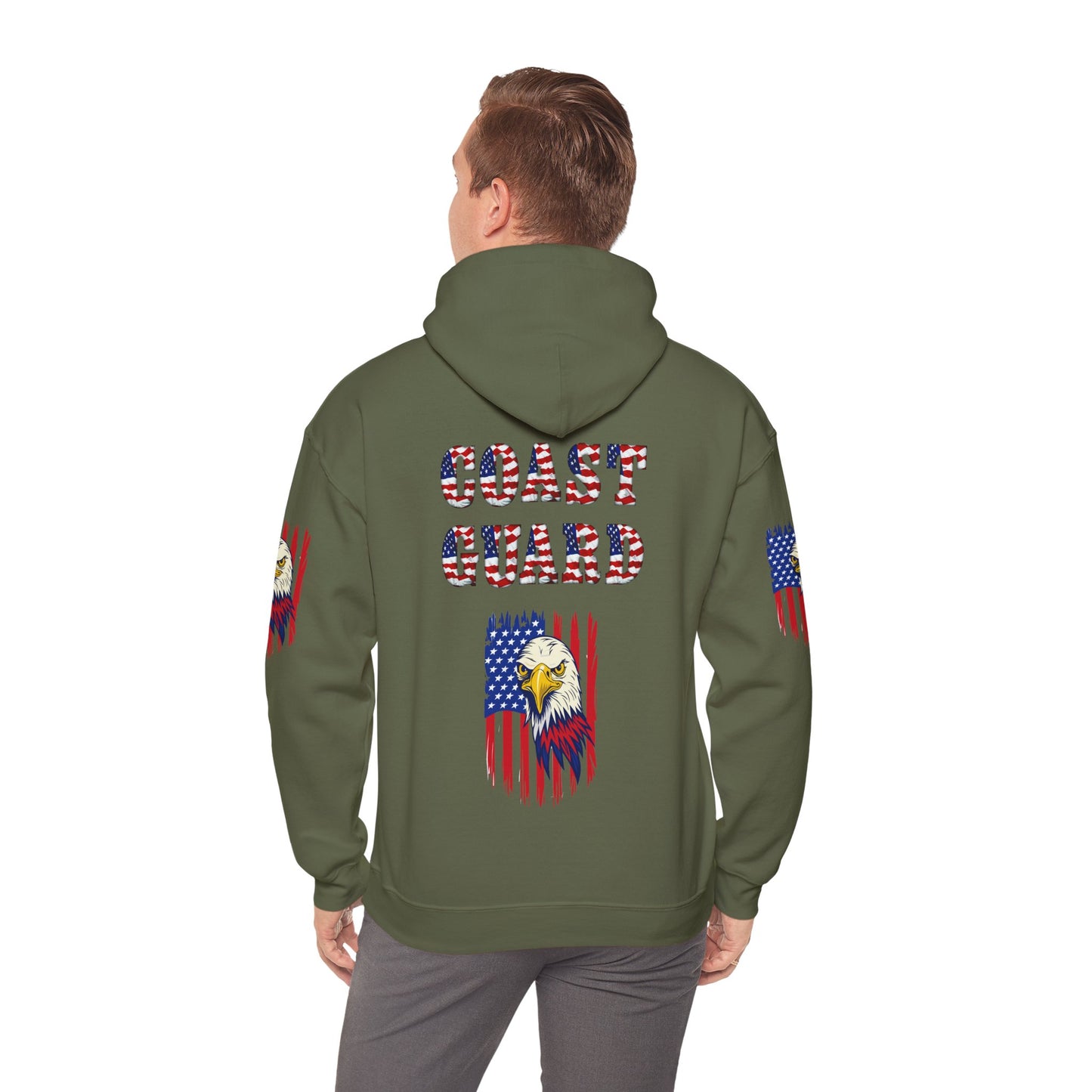 Princess Grace Patriotic Coast Guard Sweatshirt Unisex Heavy Blend Hoodie