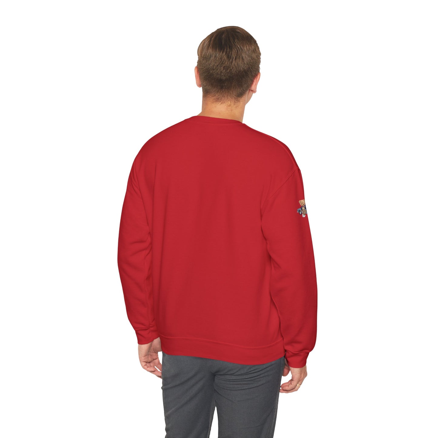 Princess Grace Stylish Crewneck Sweatshirt with Bear and Car Design