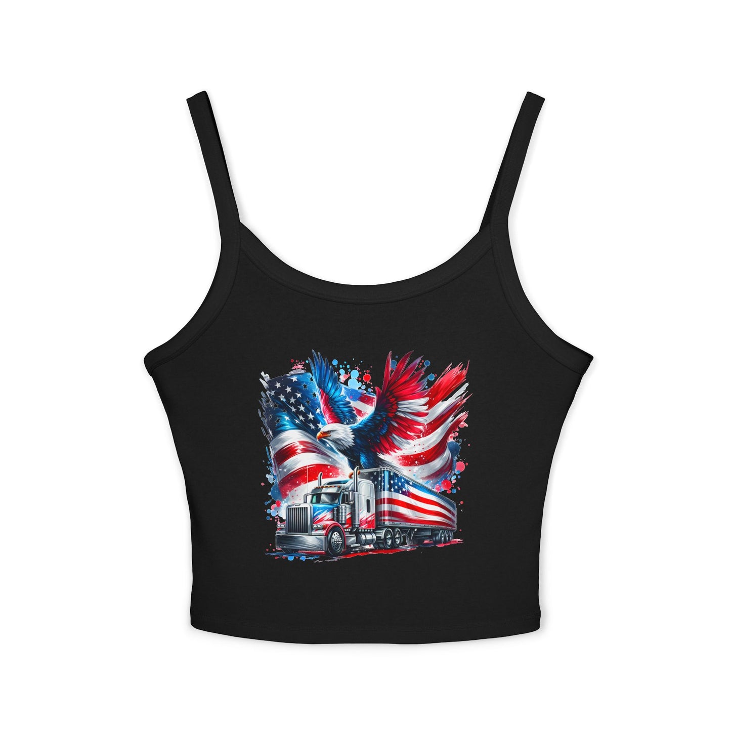 Princess Grace USA Truck Women's Spaghetti Strap Tank Top