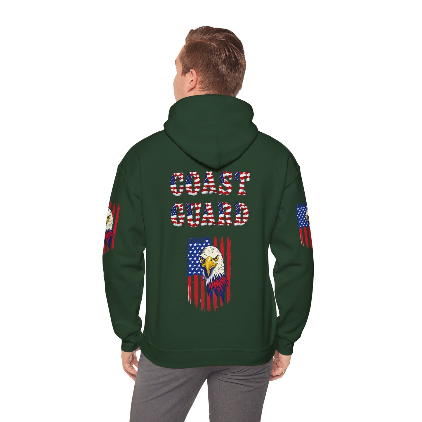 Princess Grace Patriotic Coast Guard Sweatshirt Unisex Heavy Blend Hoodie