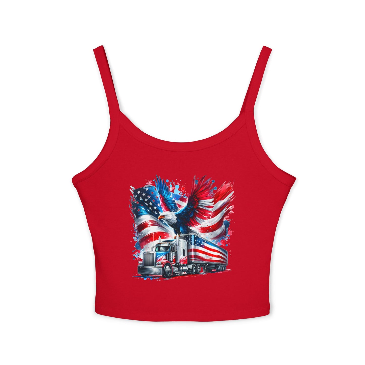 Princess Grace USA Truck Women's Spaghetti Strap Tank Top