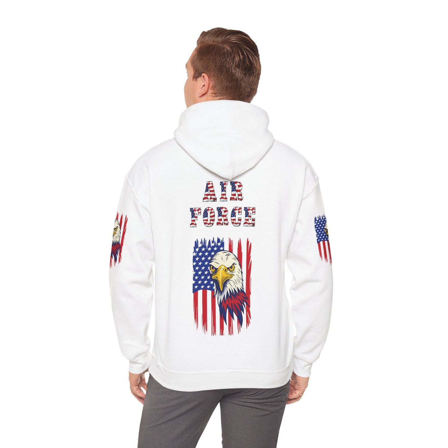 Princess Grace Unisex Air Force Hoodie with Eagle Design