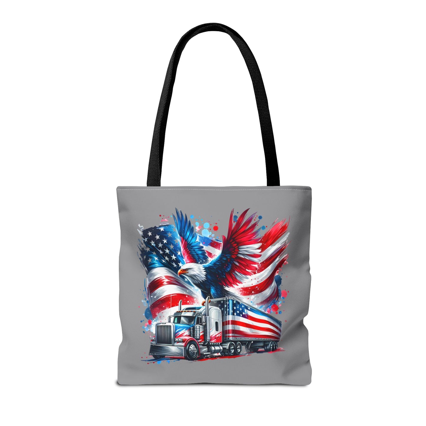 Princess Grace Patriotic Eagle Truck Tote Bag Perfect for Independence Day & Everyday Use