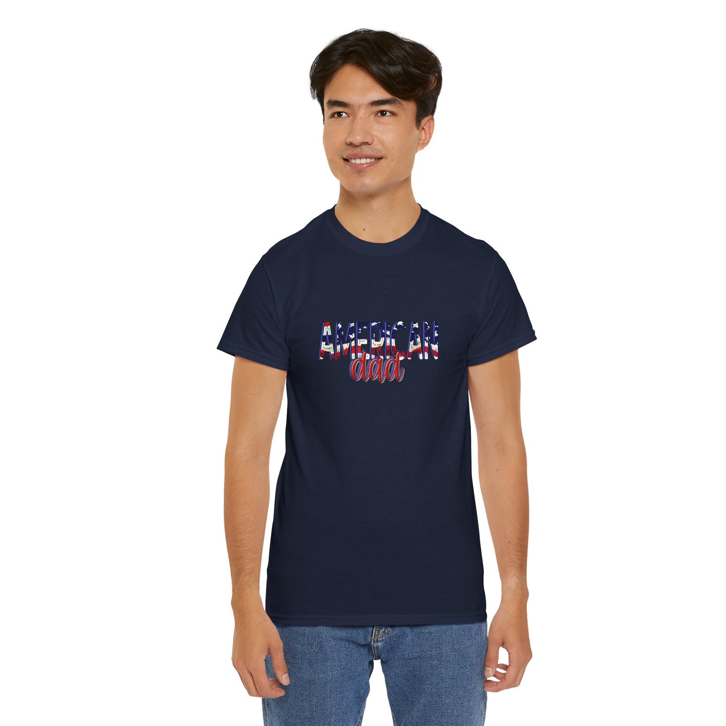 Princess Grace Patriotic American Dad Tee Unisex Heavy Cotton T-Shirt