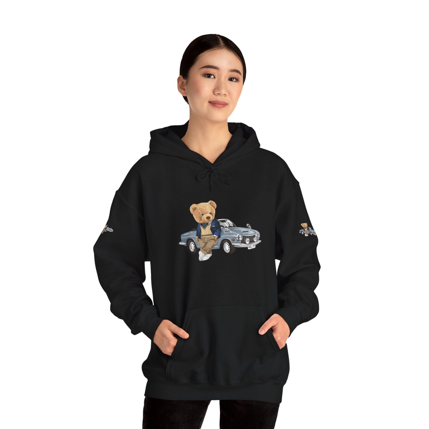 Princess Grace Luxury Bear Hoodie Chic & Cozy Unisex Sweatshirt