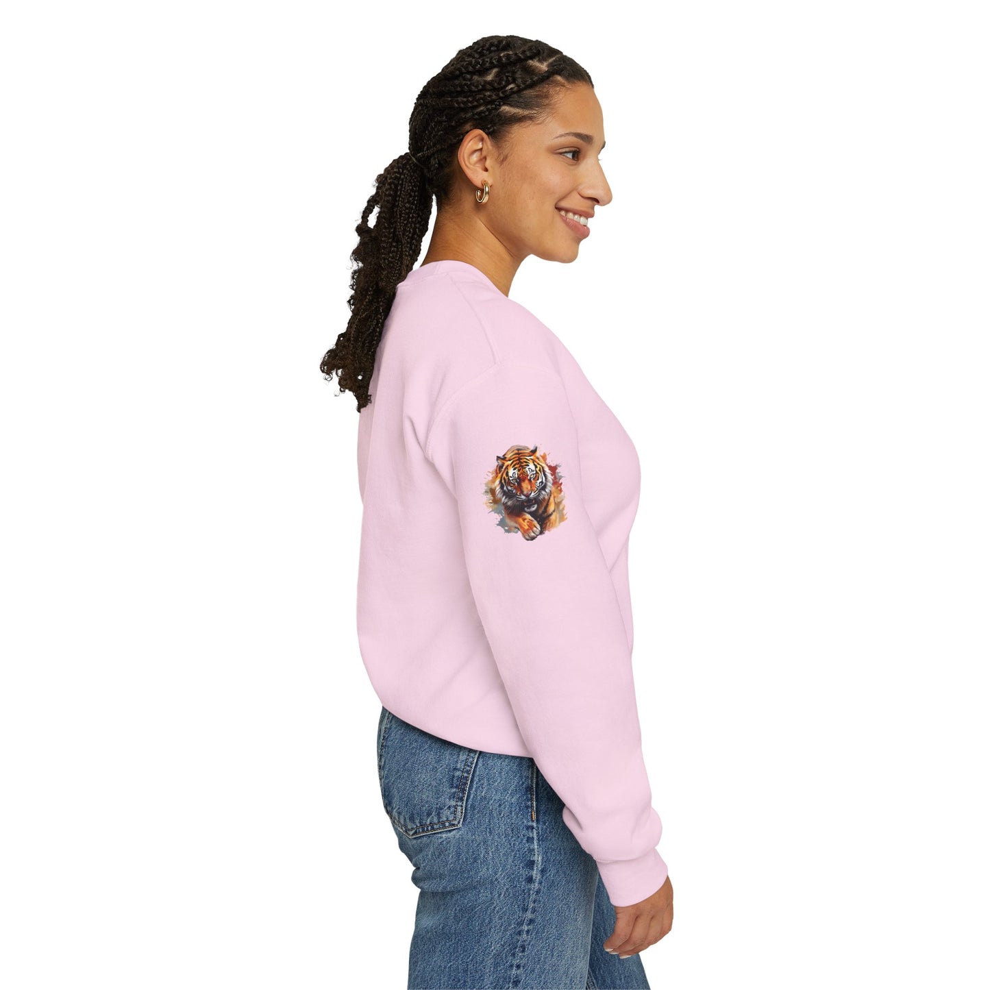 Princess Grace Majestic Tiger Unisex Heavy Blend Crewneck Sweatshirt