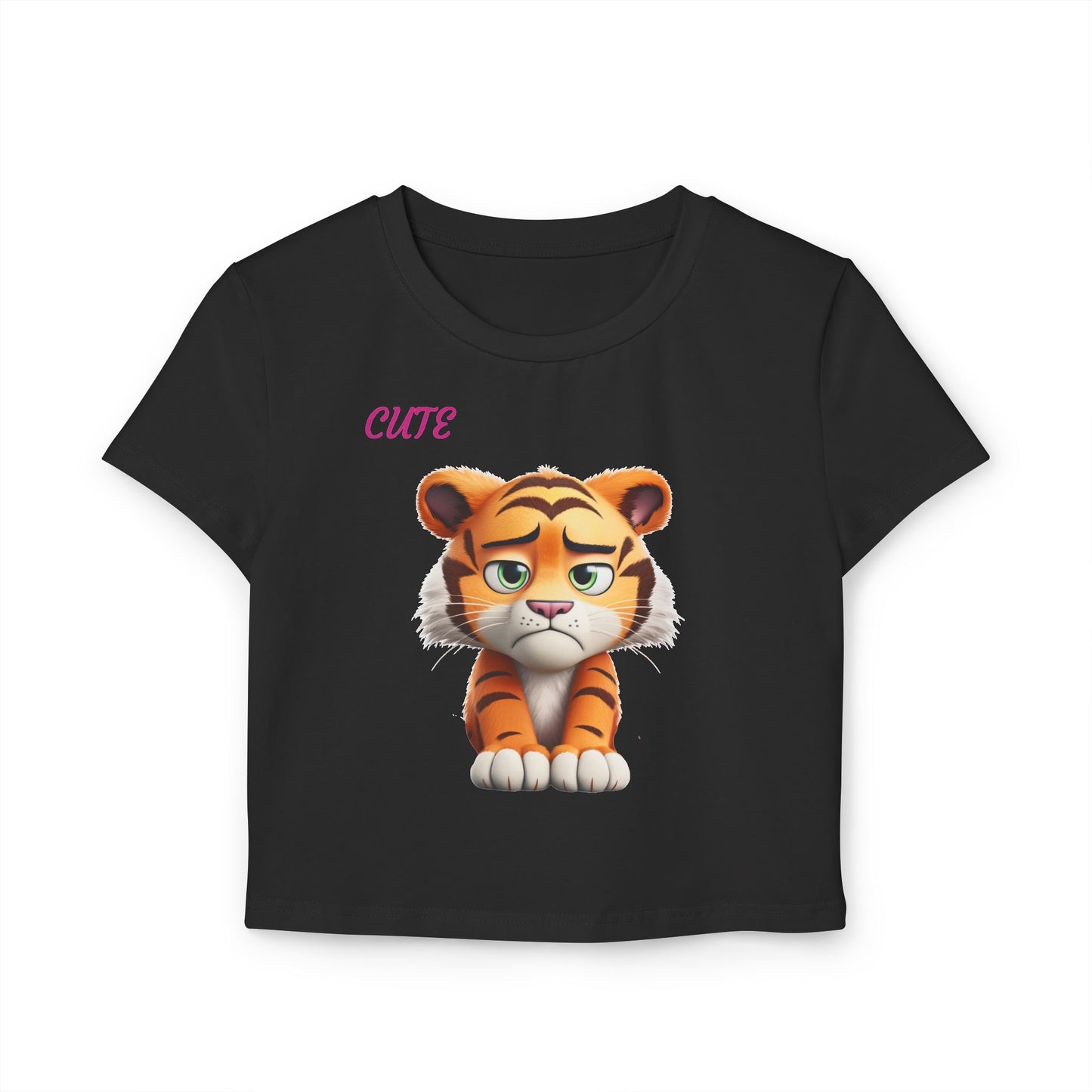 Princess Grace Cute Tiger Women's Baby Tee