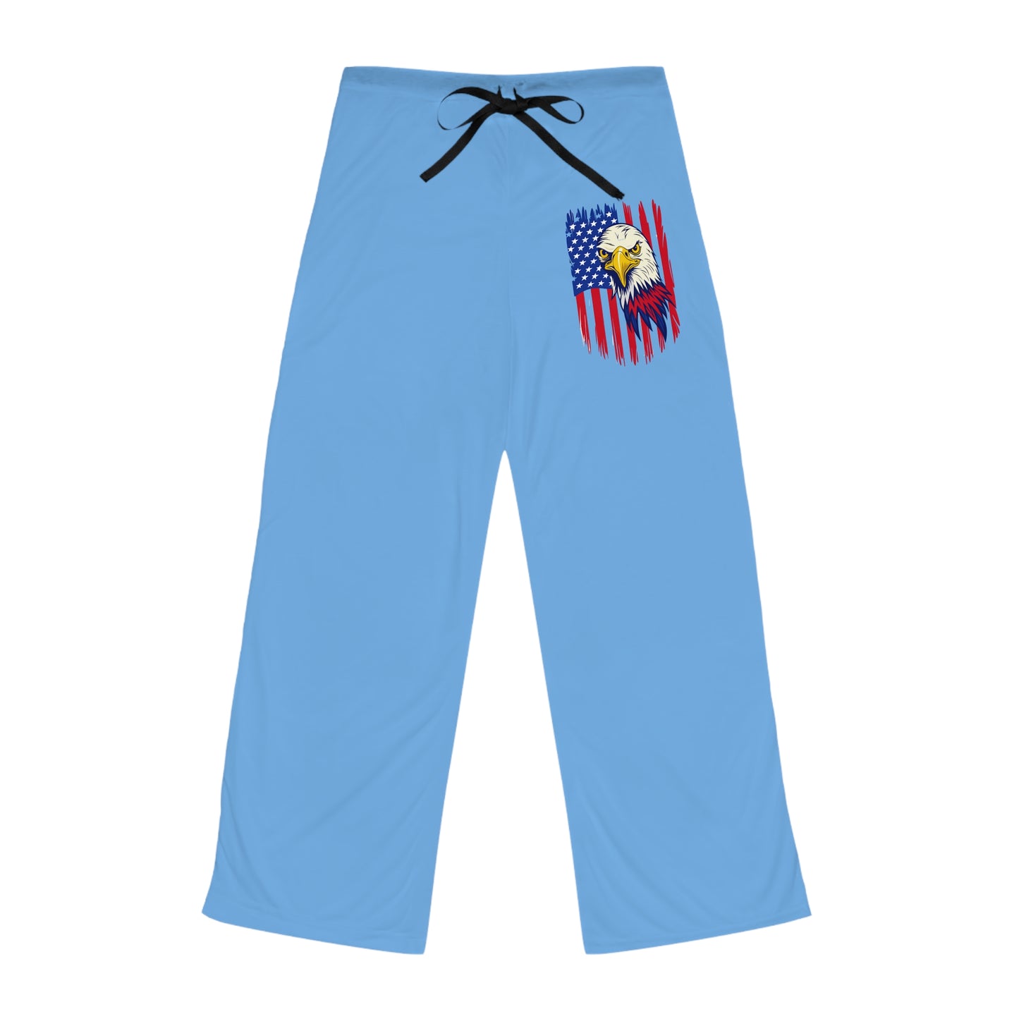 Princess Grace Eagle Embroidered Pajama Pants Comfort & Patriotism
