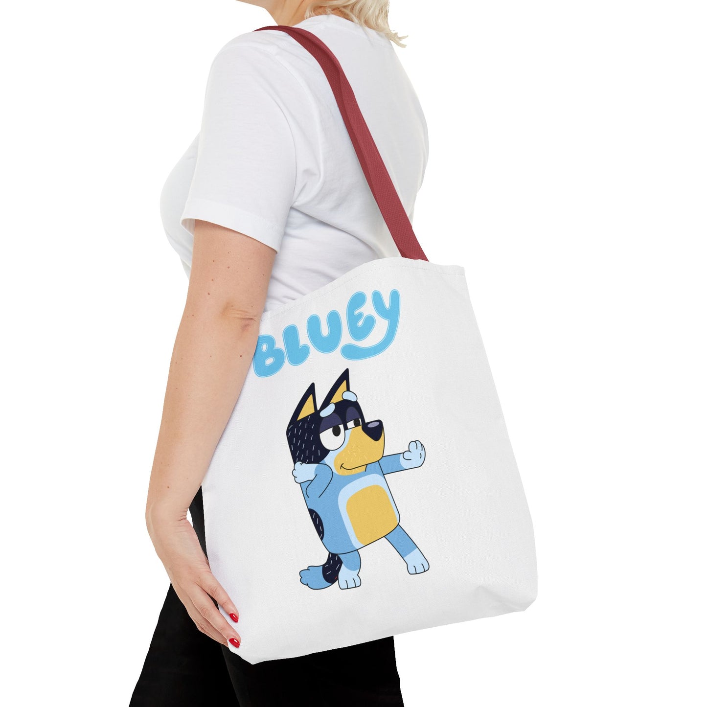 Princess Grace Cute Bluey Cartoon Tote Bag Perfect for Kids & Parents