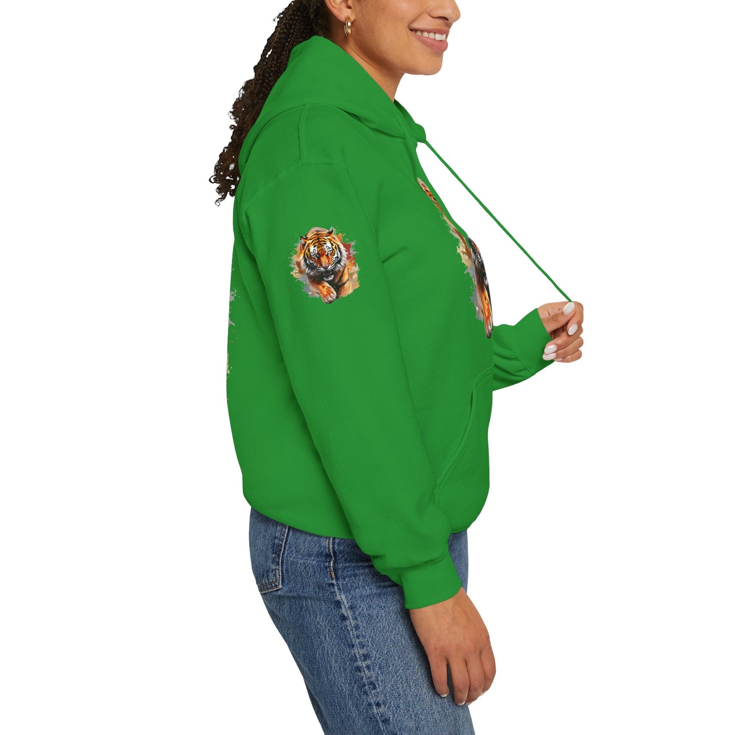 Princess Grace Fierce Tiger Graphic Unisex Heavy Blend Hoodie