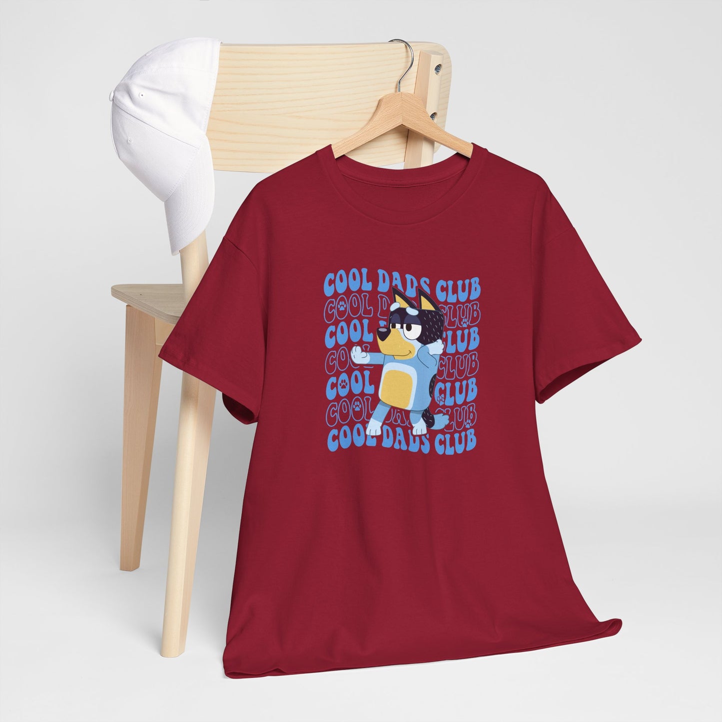 Princess Grace Bluey Cool Dads Club Unisex Heavy Cotton Tee