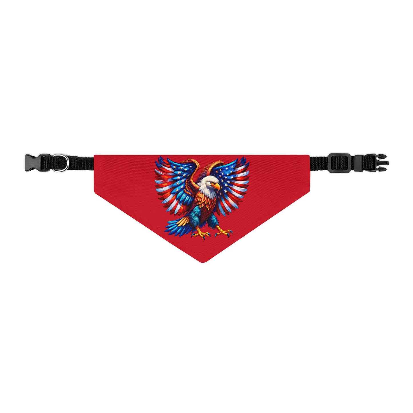 Princess Grace Patriotic Eagle Pet Bandana Collar Independence Day Dog Accessory