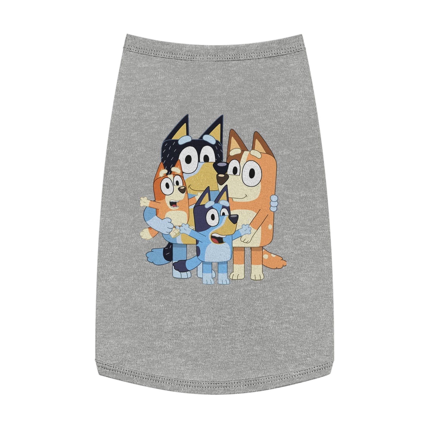 Princess Grace BLUEY Cute Cartoon Pet Tank Top Fun & Stylish Dog Apparel