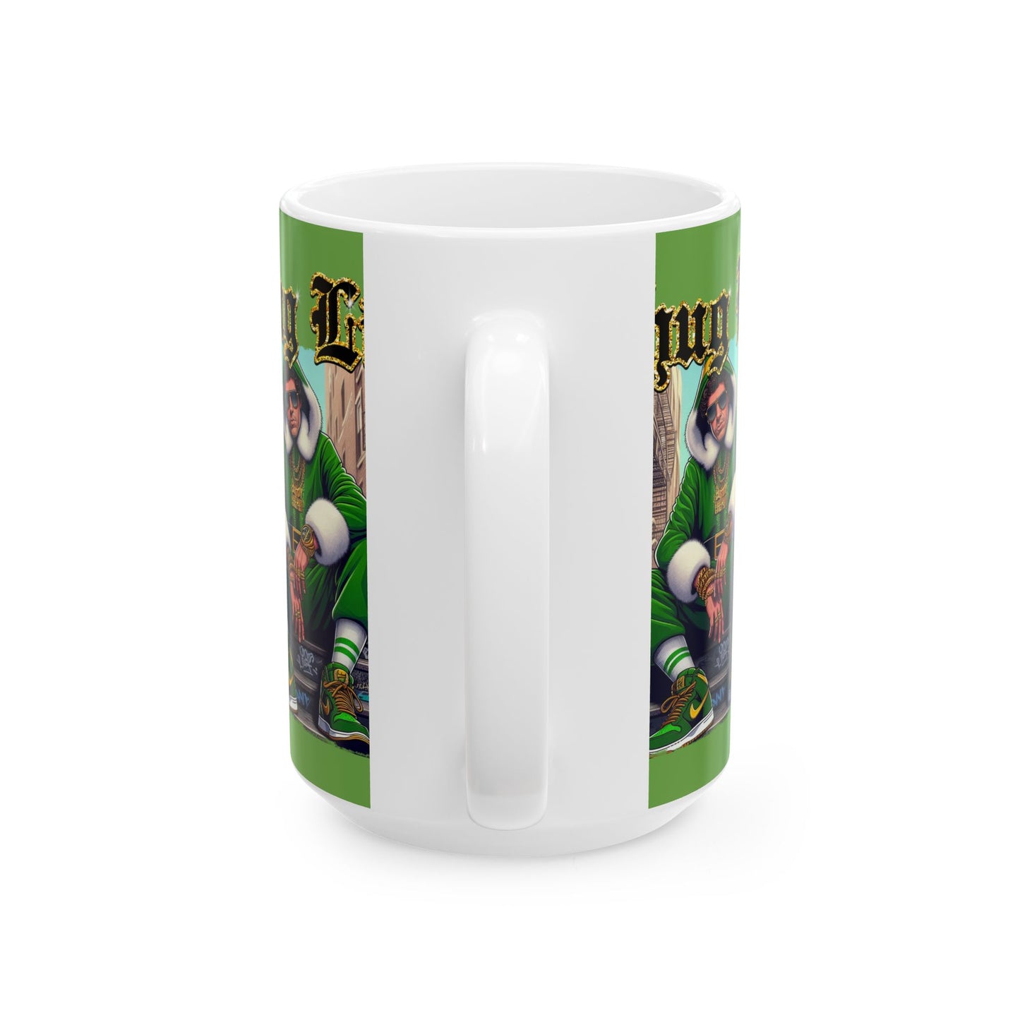 Princess Grace Thug Life Ceramic Mug 11oz 15oz Perfect for Urban Culture Enthusiasts