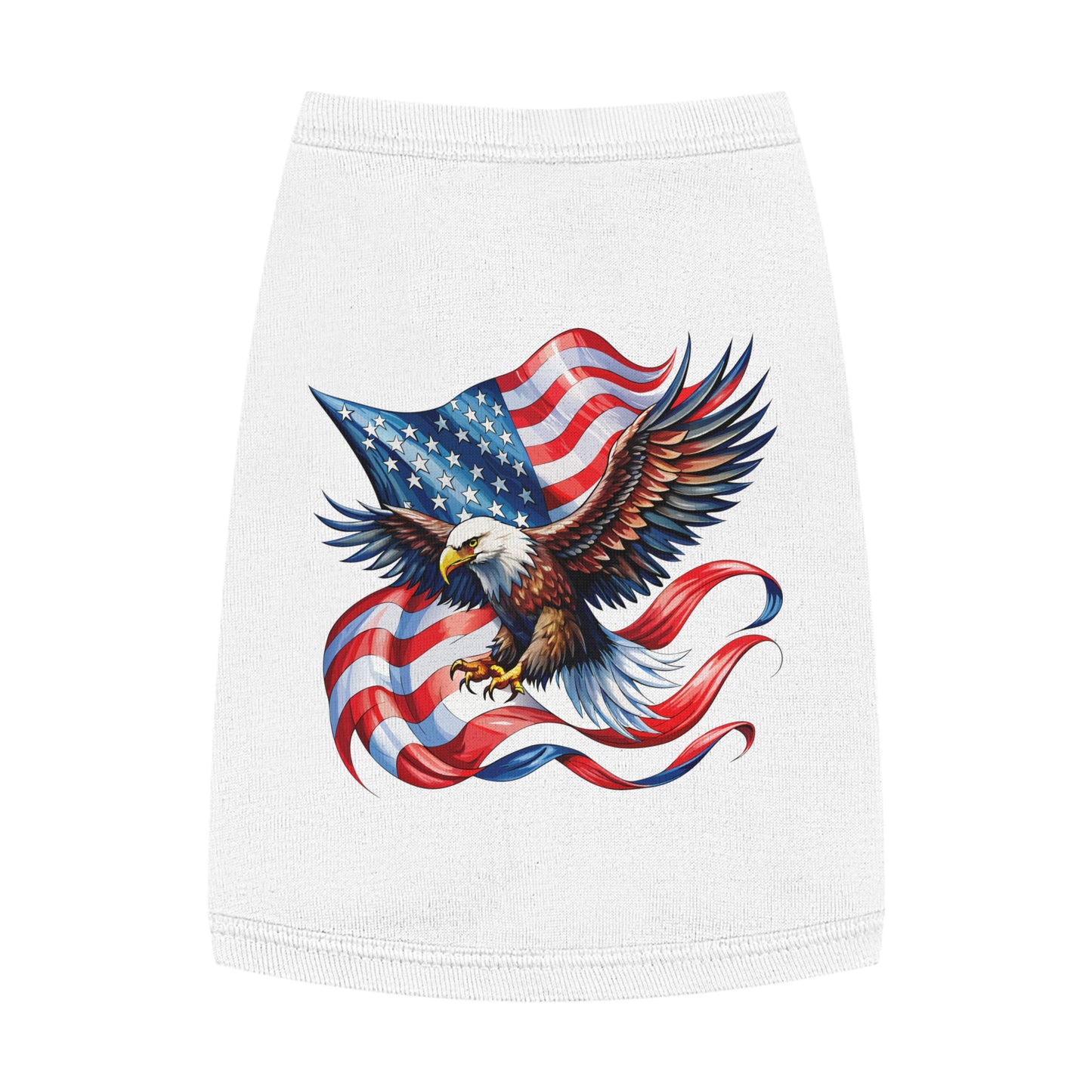 Princess Grace Patriotic Eagle Pet Tank Top for Celebrations
