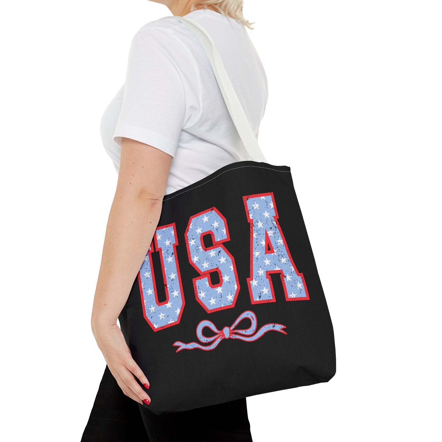 Princess Grace Patriotic USA Tote Bag Stylish & Versatile for Celebrations
