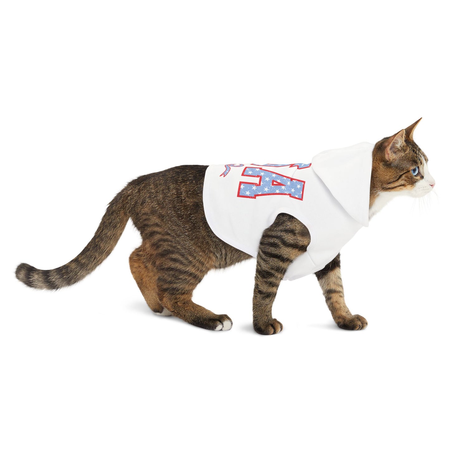 Princess Grace USA Stars & Stripes Pet Hoodie Celebrate in Style
